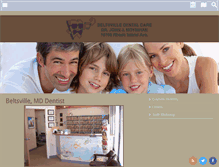 Tablet Screenshot of beltsvilledentalcare.com